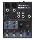 爱丽丝Alesis MultiMix 4 USB小型调音台（USB音频接口）