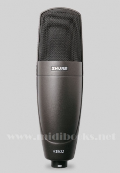SHURE 舒尔 KSM32 CG心形指向电容话筒（碳黑色）