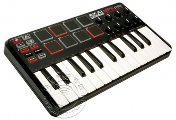 AKAI 雅佳 MPK Mini 25键迷你midi键盘